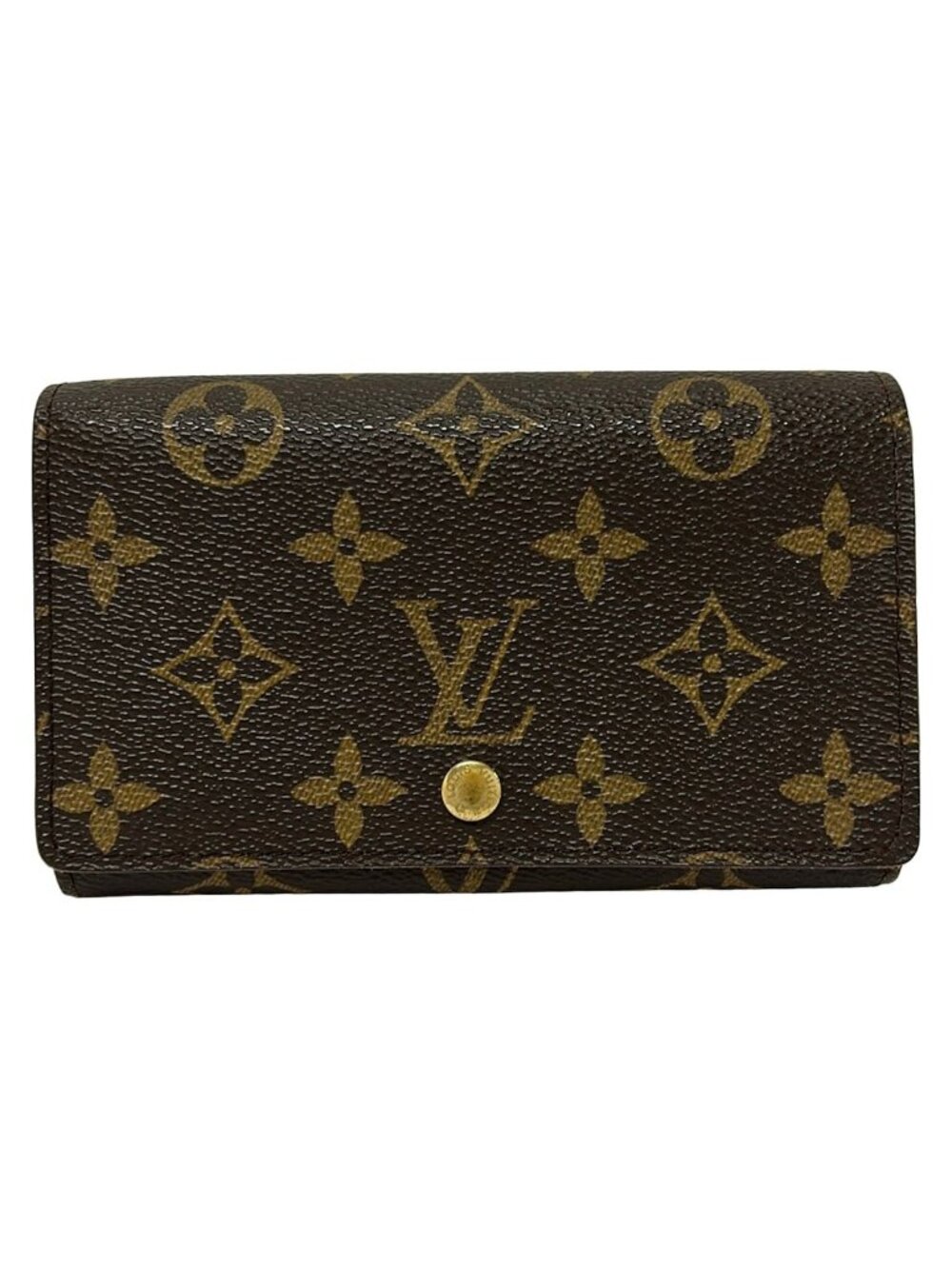 Louis Vuitton Bifold Wallet Monogram Porte Monnaie Billets Tresor Leather